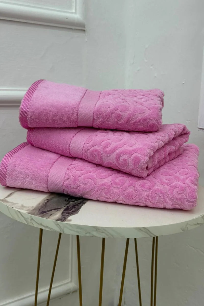 3-Pcs Export Towel Set – Soft & Absorbent