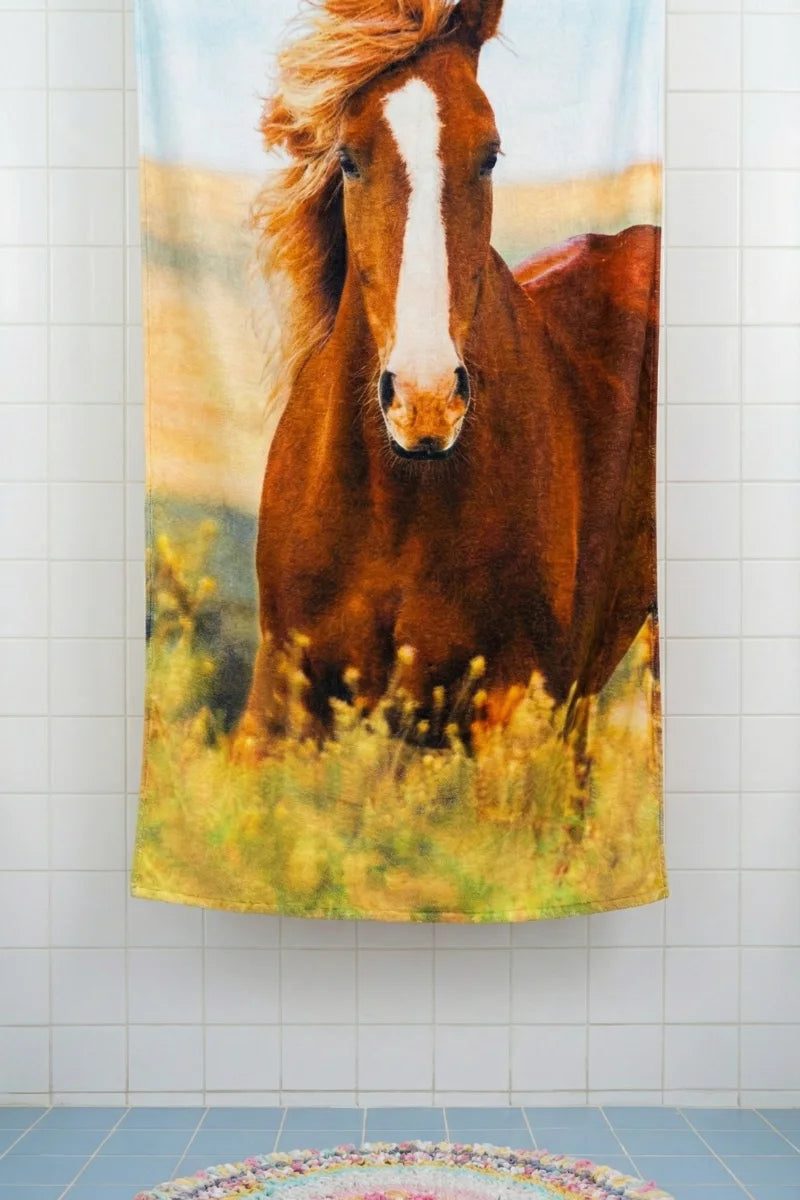 Adventure Towel for Kids – Horse, Playful & Durable
