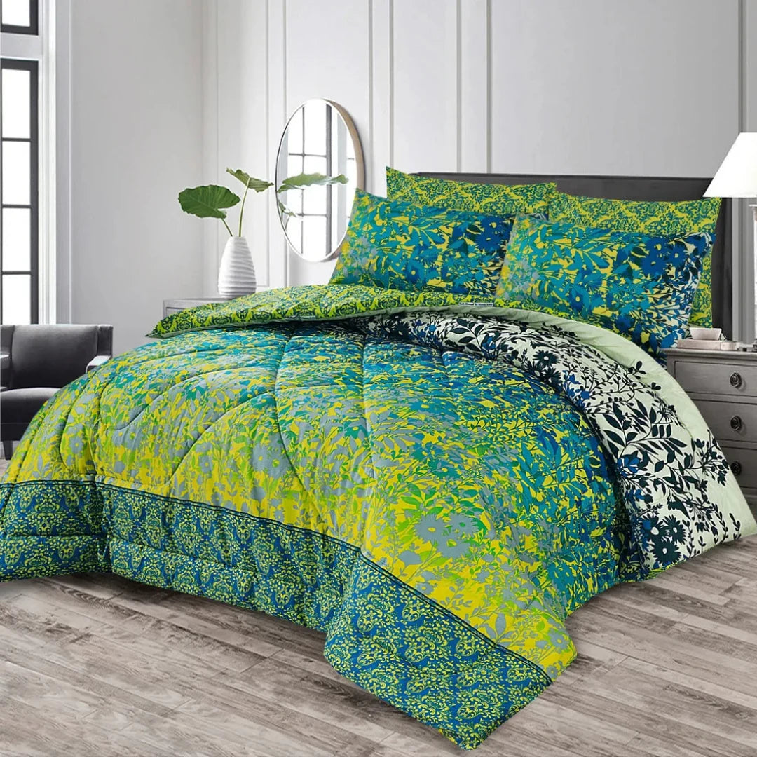 Signature M.Z Cotton Comforter Set – 7 Pieces