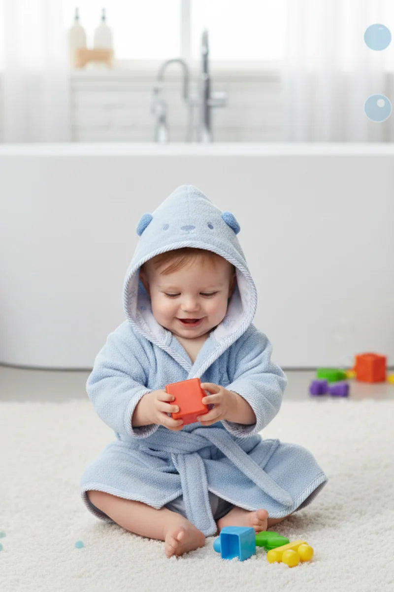 Super Soft & Fluffy Kidz Bathrobe – Premium Comfort with Fine Edges