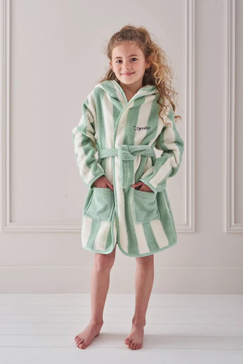 Striped Bathrobe for Children, Transat (Available in 3 Colors)