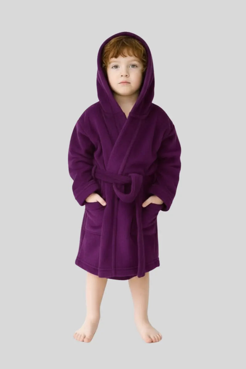 Kids Velvet Bathrobe – Soft & Cozy | Ideal for Ages 4 to 6 Years