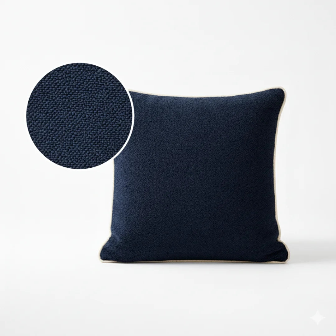 Modern Terry Cushion – Soft Texture & Hidden Zip (Pack of 2)