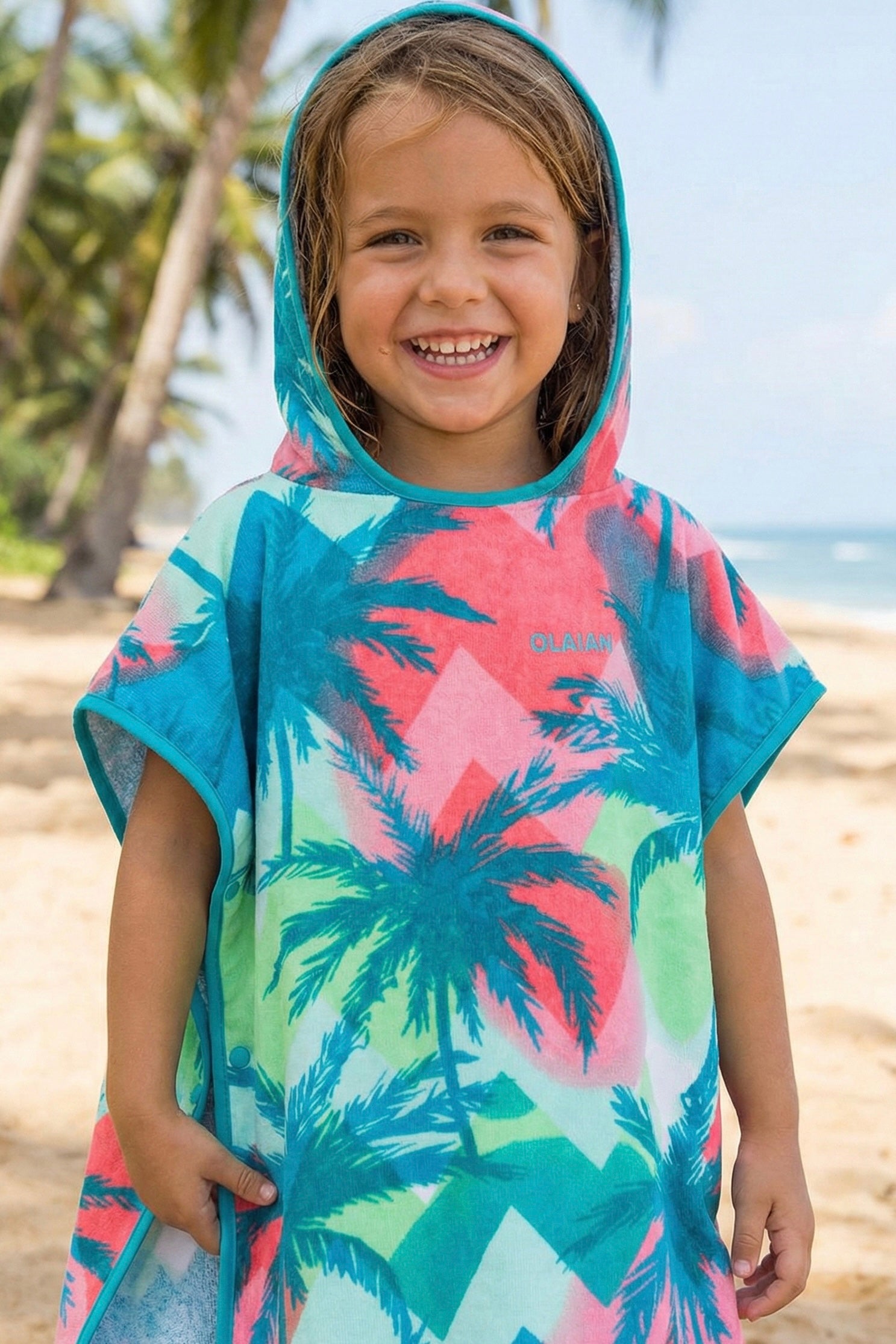 Kids Sky Hoodie Towel | Hooded Bath Poncho | Personalized Kids Bath Towel