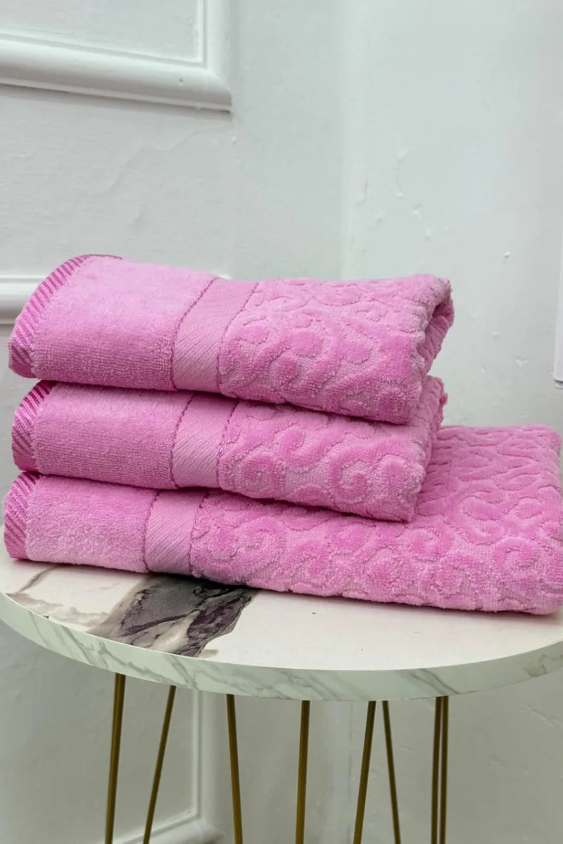 3-Pcs Export Towel Set – Soft & Absorbent