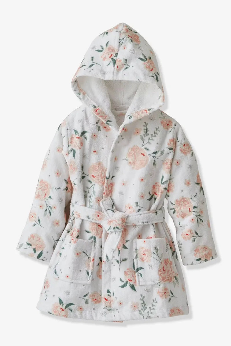 Pink Printed Bathrobe for Kids – Soft & Cozy Wear | 2 to 14 year