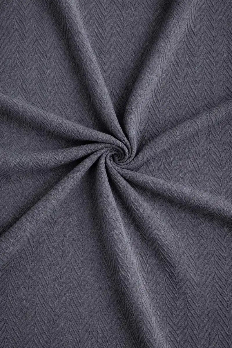 Zig-Zag Chevron All-Season Cotton Bedding Blanket