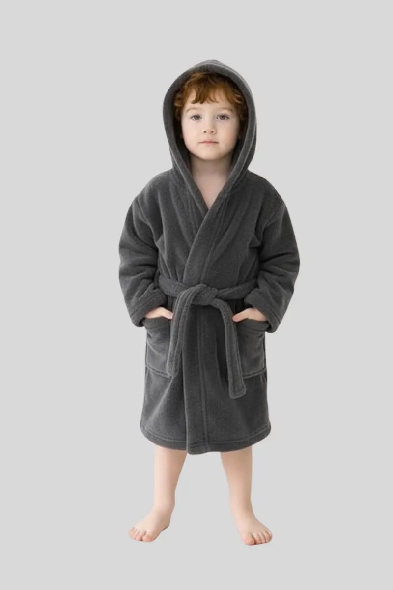 Kids Velvet Bathrobe – Soft & Cozy | Ideal for Ages 4 to 6 Years