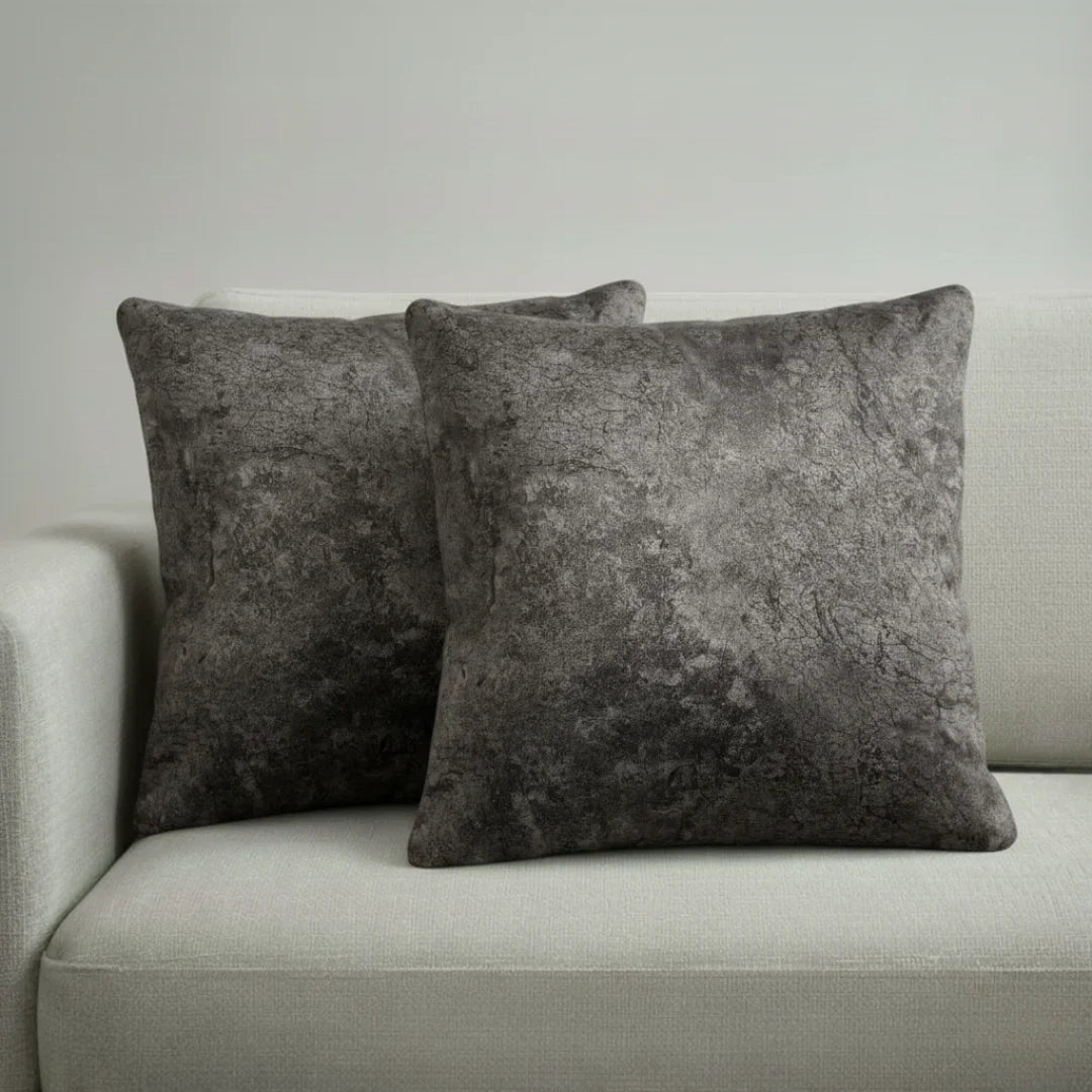 Textured Velvet Cushion – Luxury Feel & Hidden Zip (Pack of 2)
