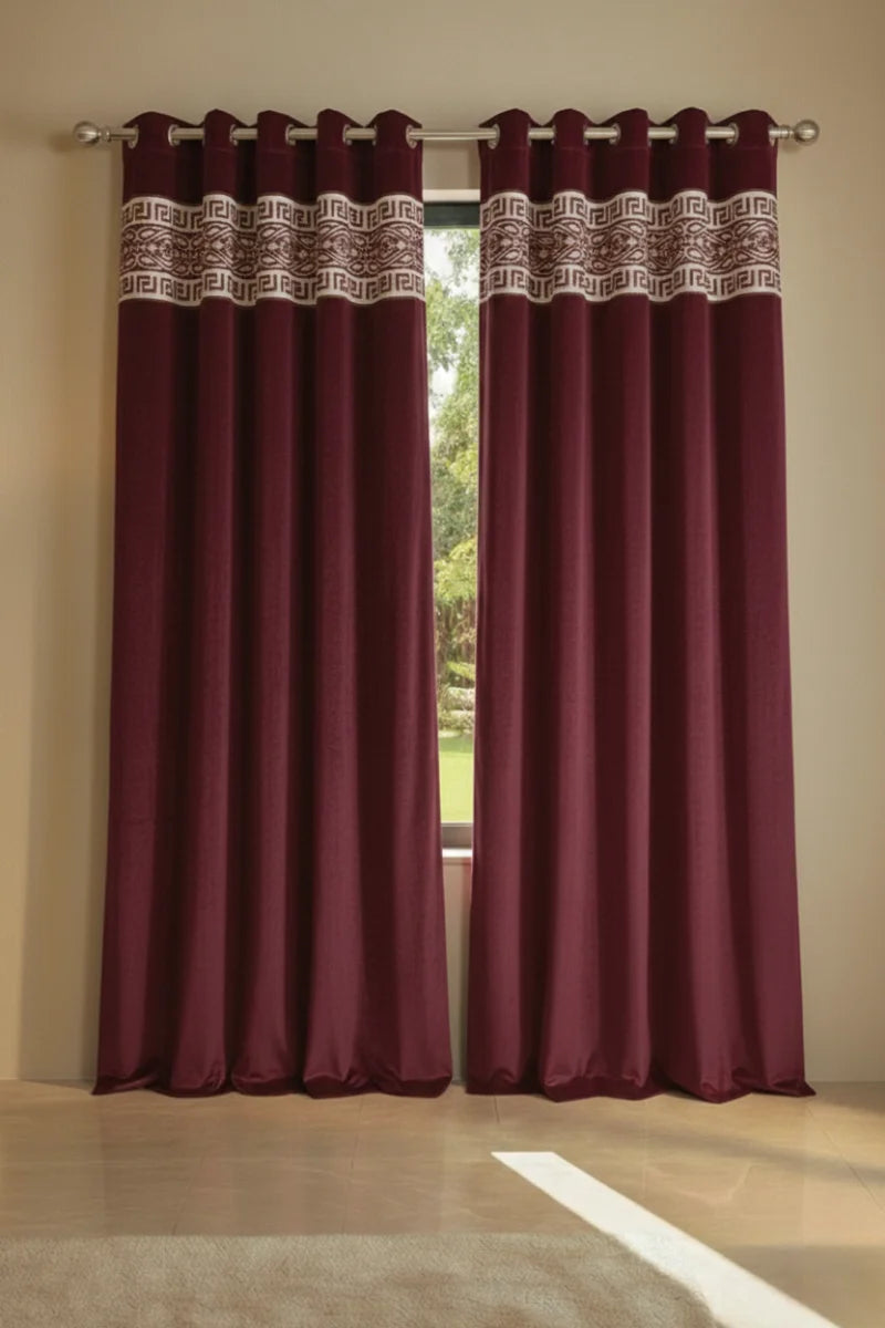 2pcs Premium Velvet Curtain for Bedroom & Living  Room 54 x 96 Inches