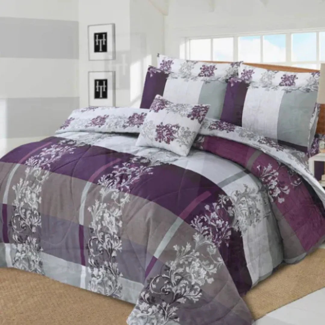 Signature B.R Cotton Comforter Set – 7 Pieces