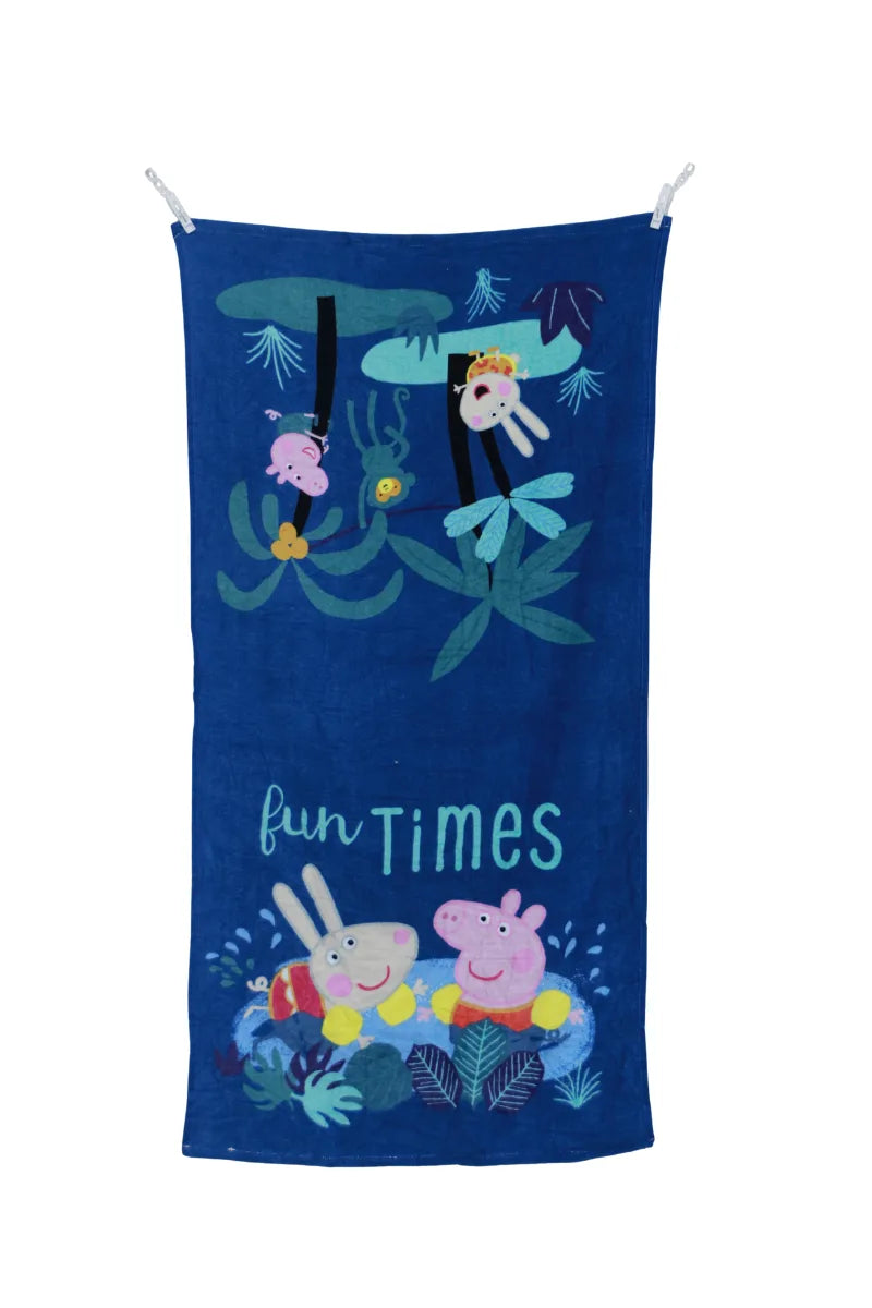 Playful Printed Towel for Kids – Bright Colors & Gentle Comfort