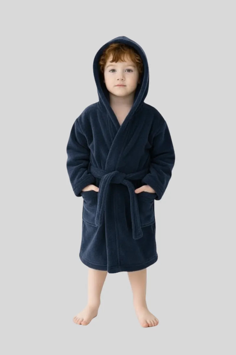Kids Velvet Bathrobe – Soft & Cozy | Ideal for Ages 4 to 6 Years