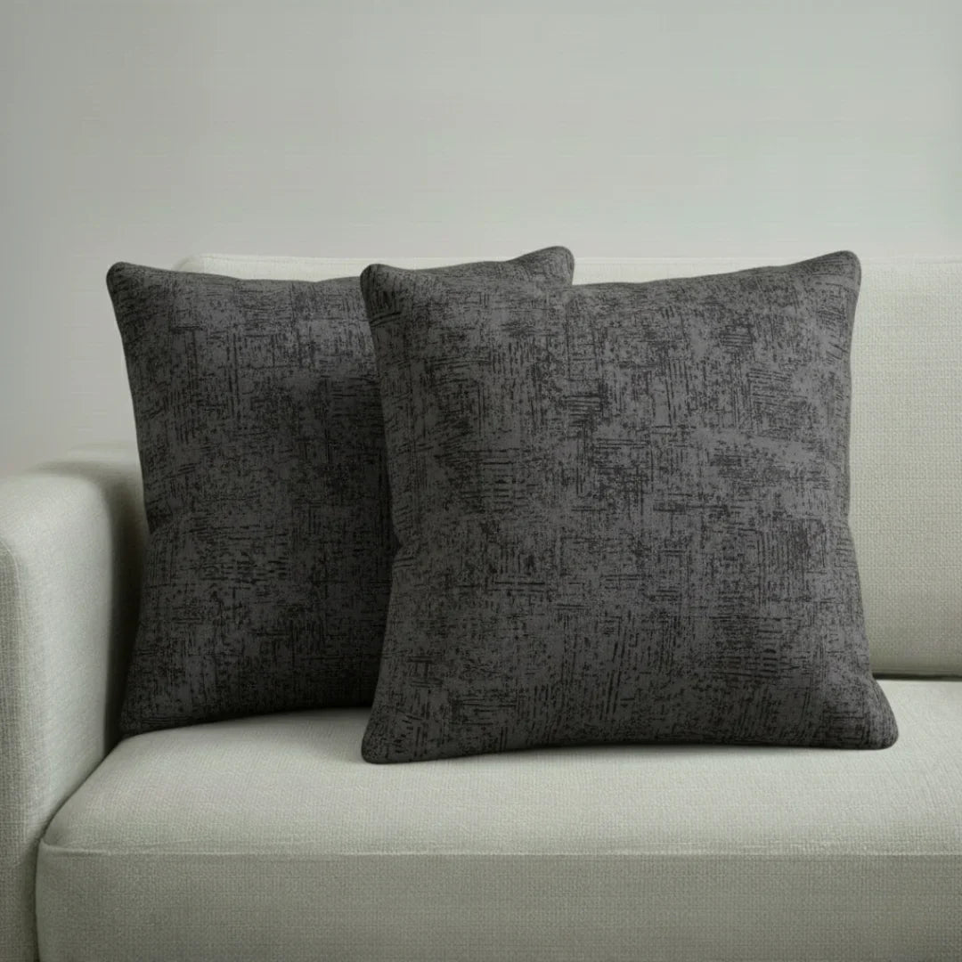 Textured Velvet Cushion – Luxury Feel & Hidden Zip (Pack of 2)