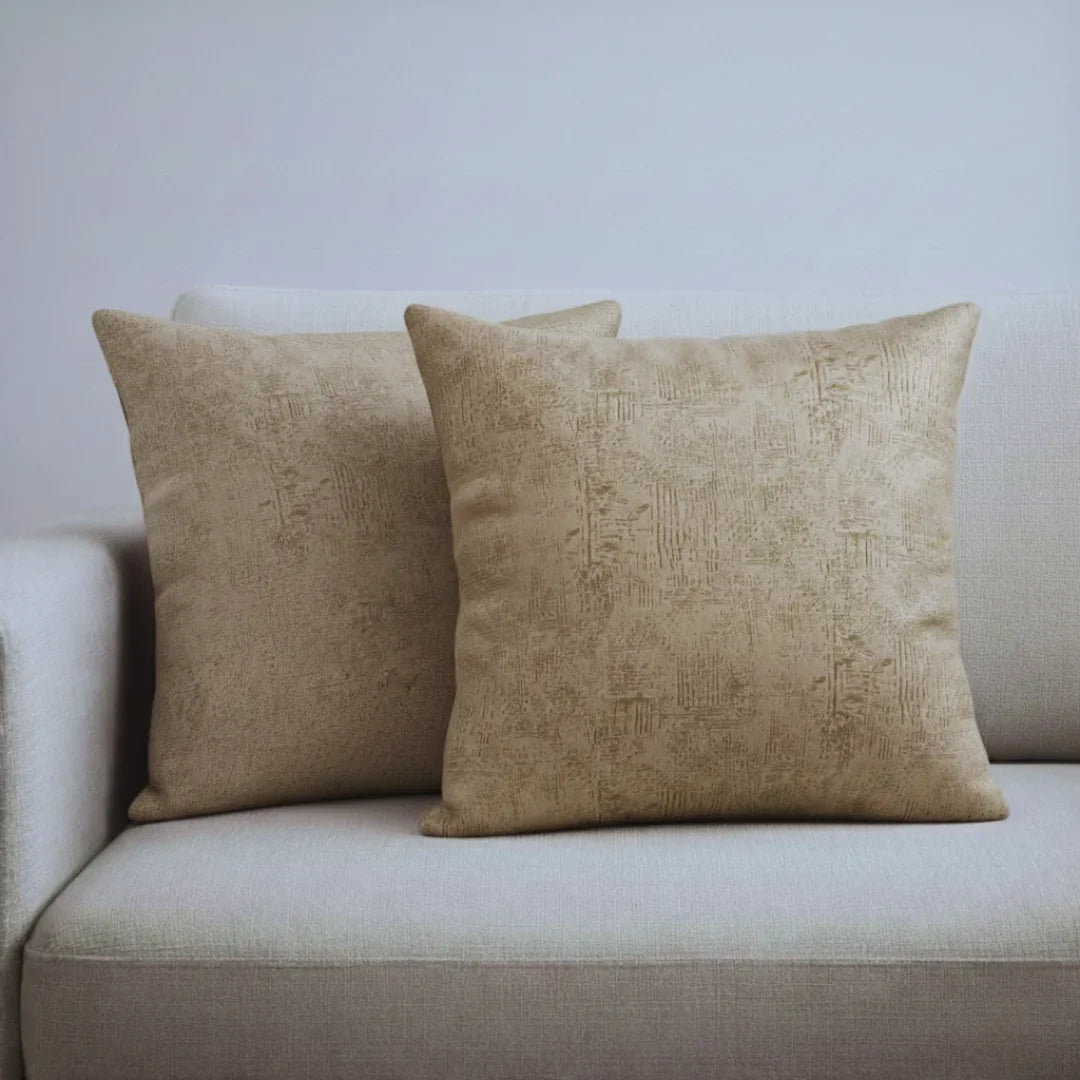 Textured Velvet Cushion – Luxury Feel & Hidden Zip (Pack of 2)