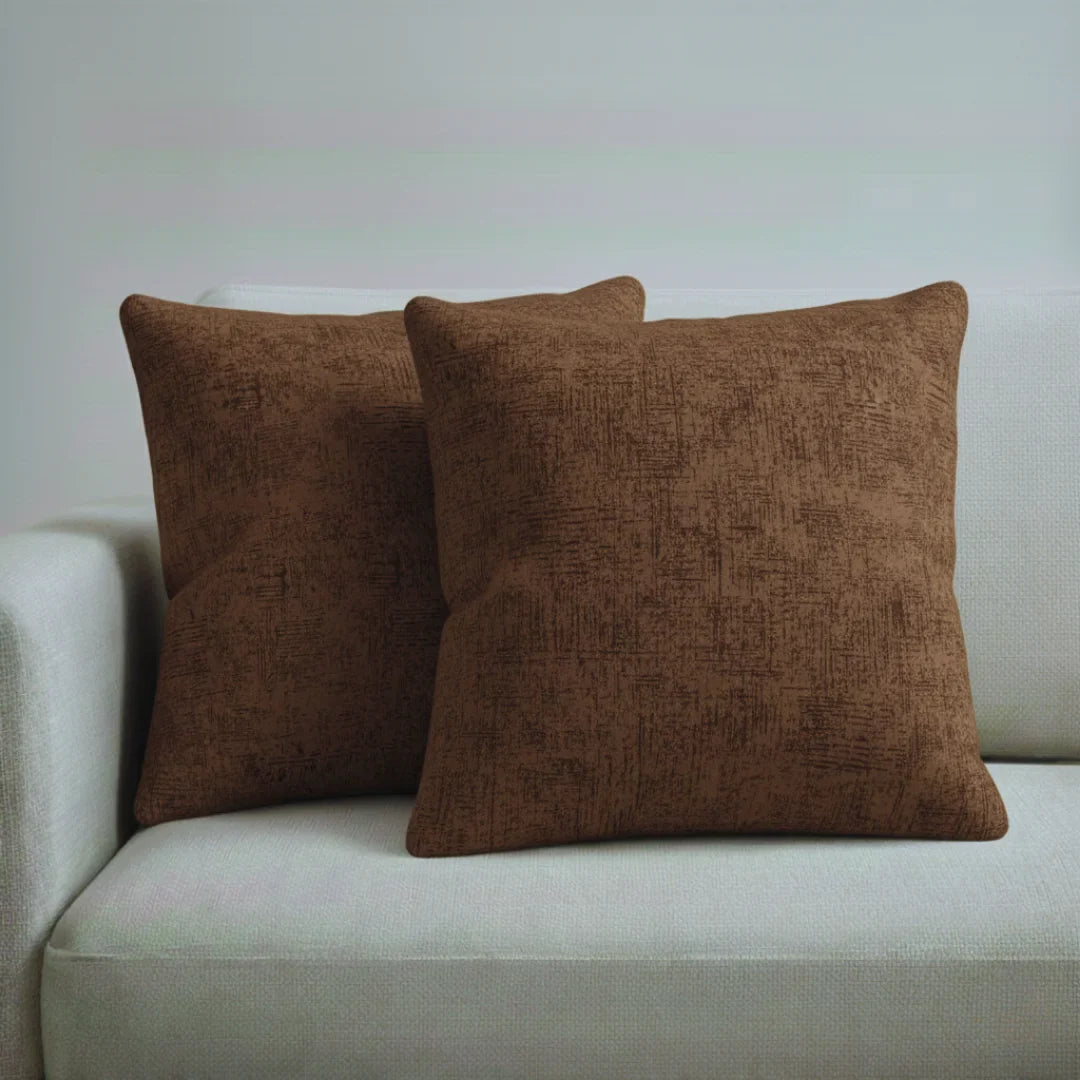 Textured Velvet Cushion – Luxury Feel & Hidden Zip (Pack of 2)