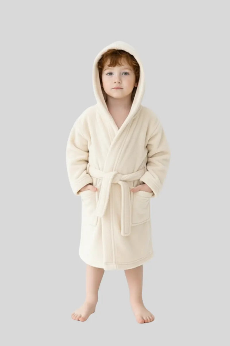 Kids Velvet Bathrobe – Soft & Cozy | Ideal for Ages 4 to 6 Years