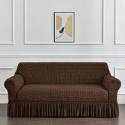Frill Butterfly Sofa Cover (Brown)