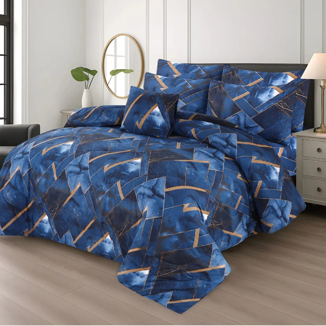 Signature Tokyo Cotton Comforter Set – 7 Pieces