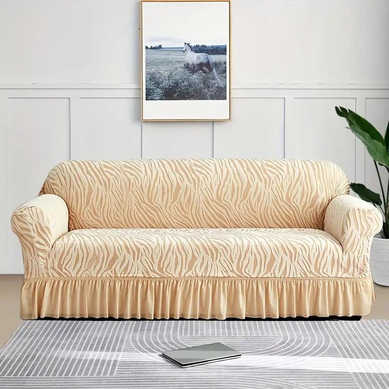 Zebra Stripe Gersey Sofa Covers (Skin)