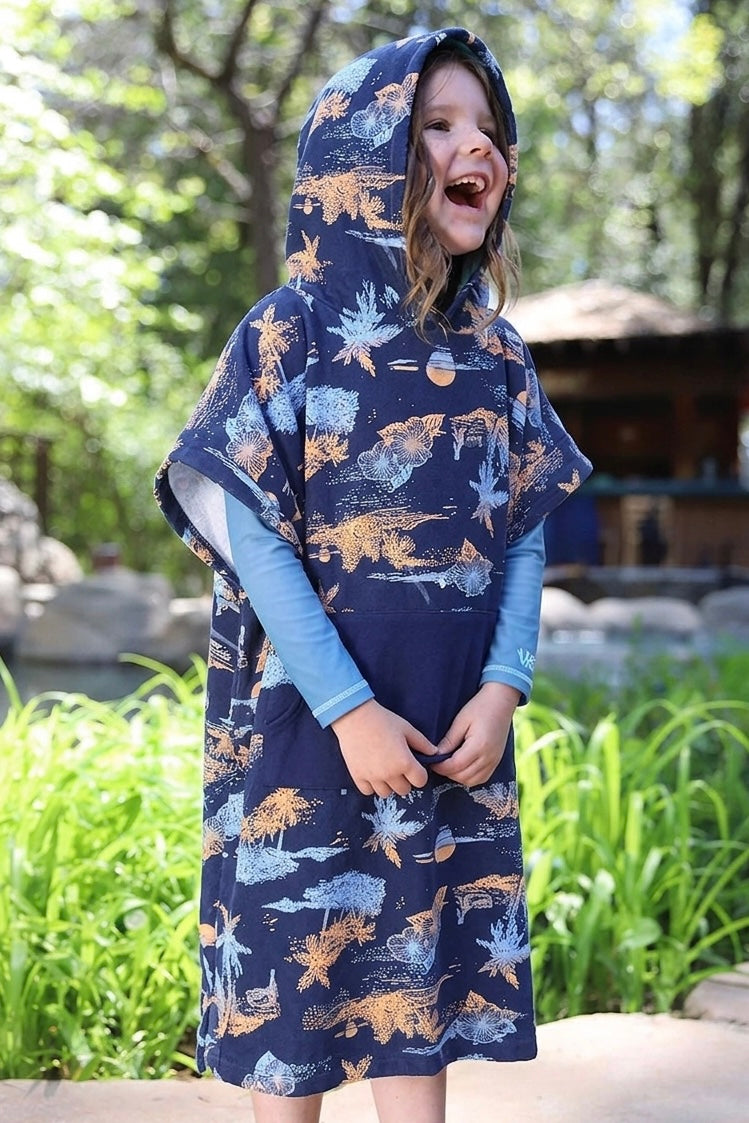 Teen Cotton Poncho Towel (10–15 Years) – Quick Dry & Absorbent