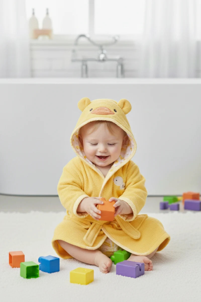 Super Soft & Fluffy Kidz Bathrobe – Premium Comfort with Fine Edges