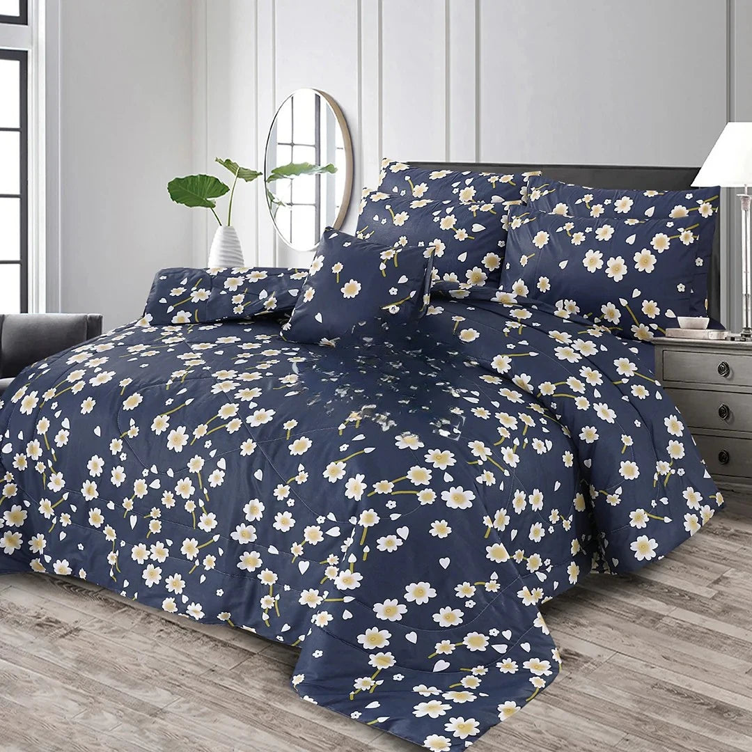 Signature Net Cotton Comforter Set – 7 Pieces