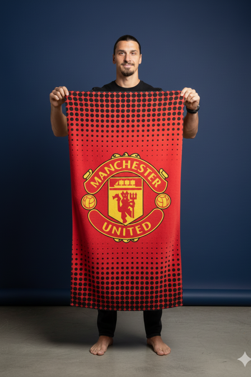 Your favourite players team Print Bath Towel – football for Kids