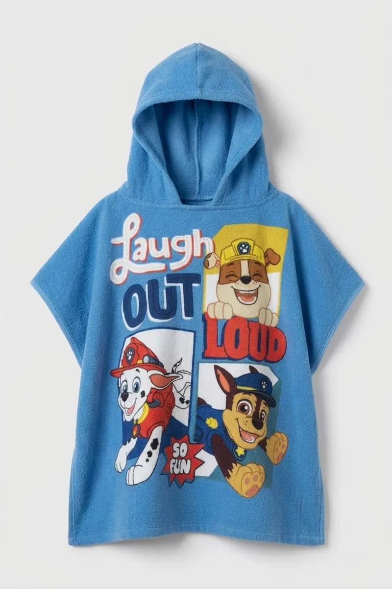 Premium Cotton Kids Ponchu – Quick Dry & Super Absorbent