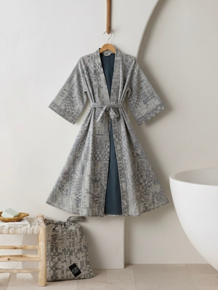 Waffle Bathrobe | beautiful diet yarn Bathrobe Set | women | Soft & Stylish