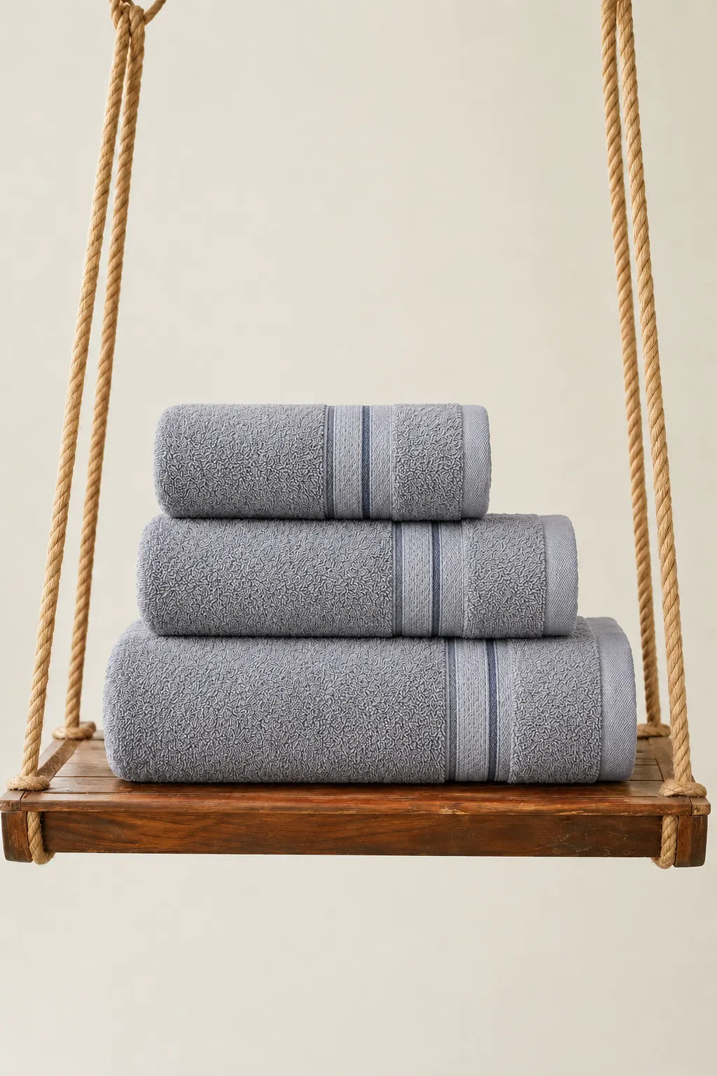 Premium 100% Pure Cotton Towel Set – Pack of 3