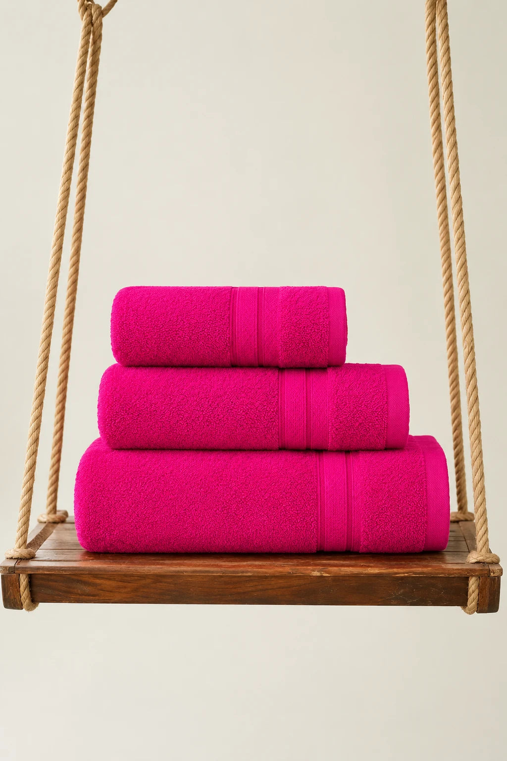 Premium 100% Pure Cotton Towel Set – Pack of 3