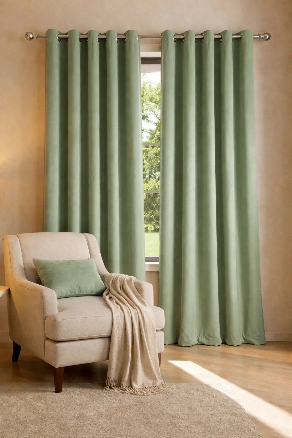 2pcs Premium Velvet Curtain for Bedroom & Living  Room 54 x 96 Inches