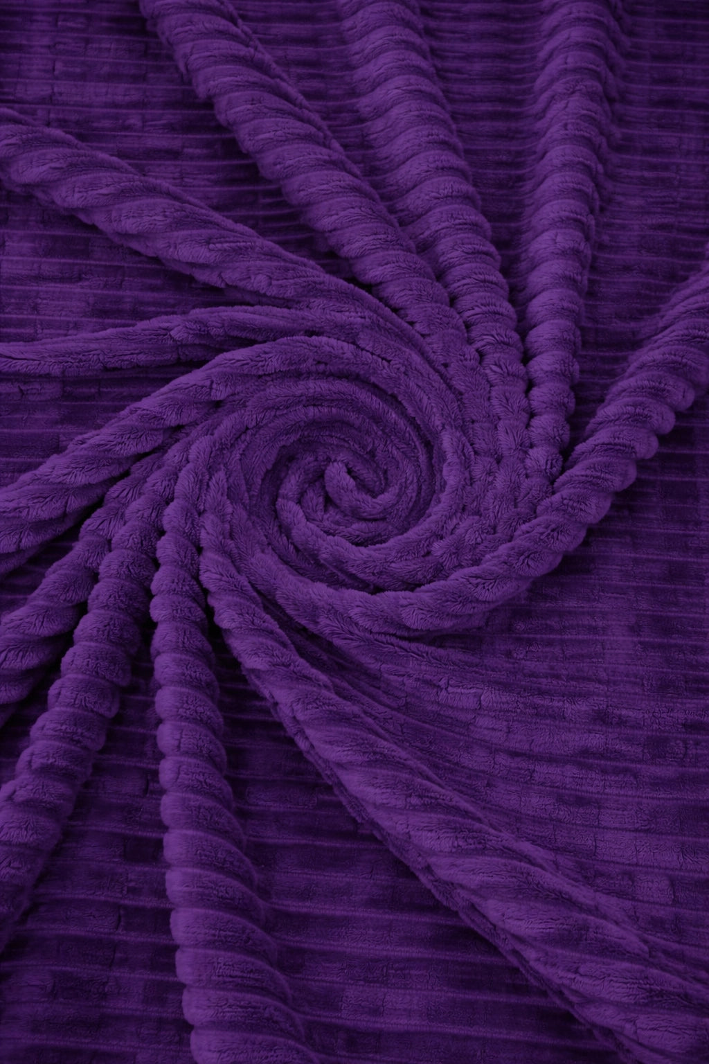 Luxurious Purple Embossed Blanket | Coral AC Fleece