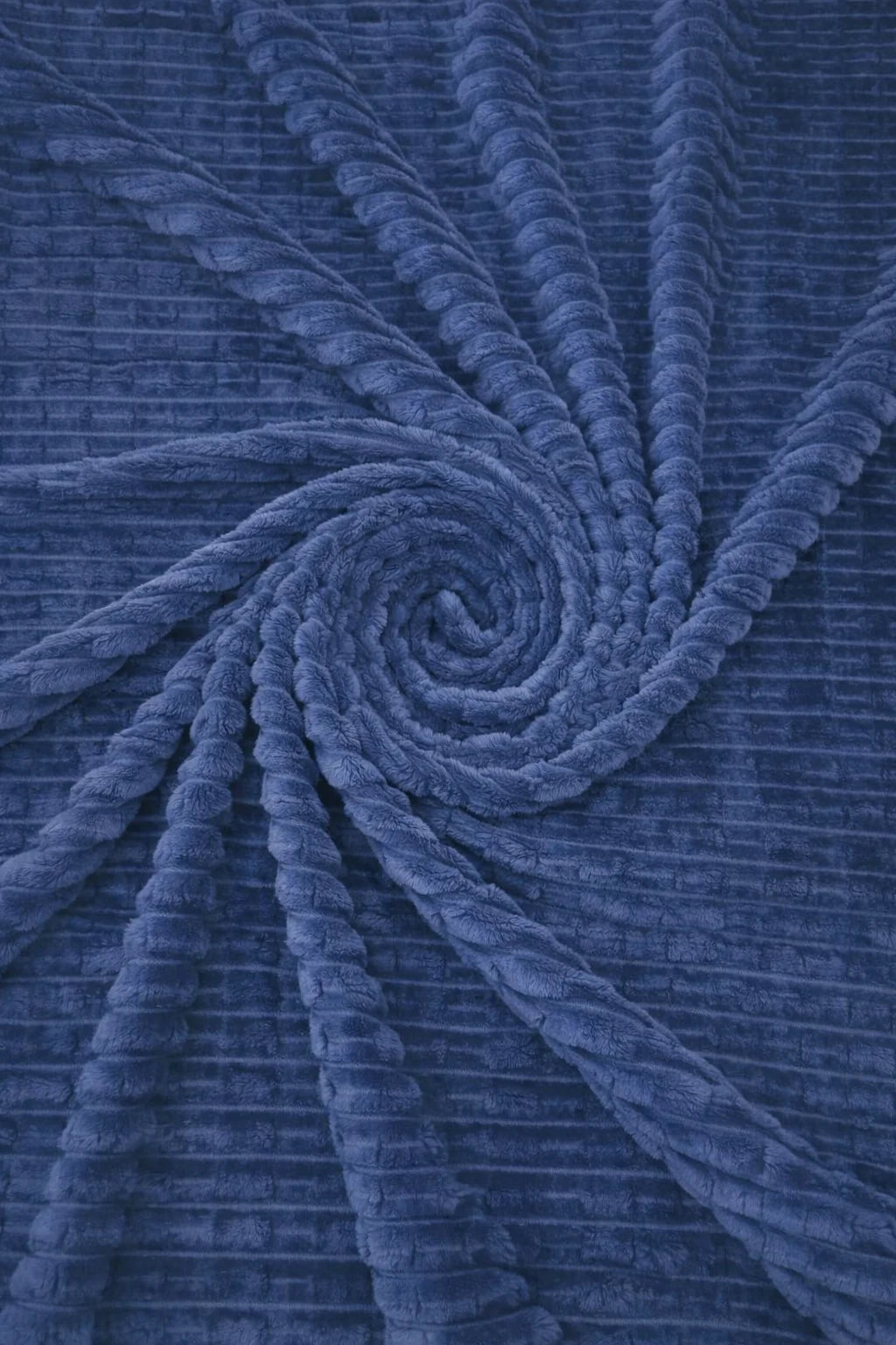 Luxurious Grey Embossed Blanket | Coral AC Fleece