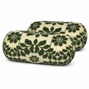 Velvet Jacquard Round/GOLL Pillow Covers – Pack of 2