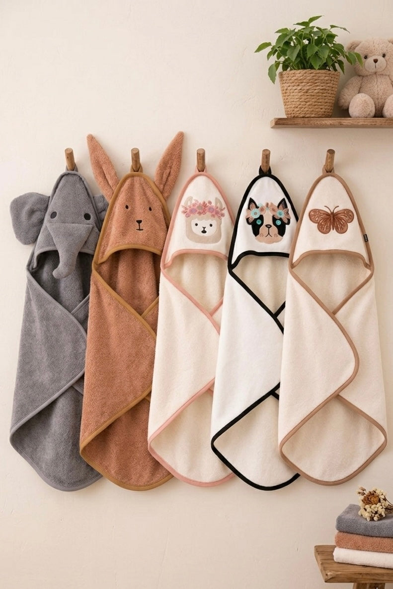 Kids Elephant warping sheet Hooded Towel – Soft & Absorbent