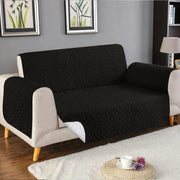 Ultrasonic Quilted Sofa Protector (Black Color)