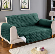 Ultrasonic Quilted Sofa Protector (Green Color)