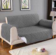 Ultrasonic Quilted Sofa Protector (Grey Color)