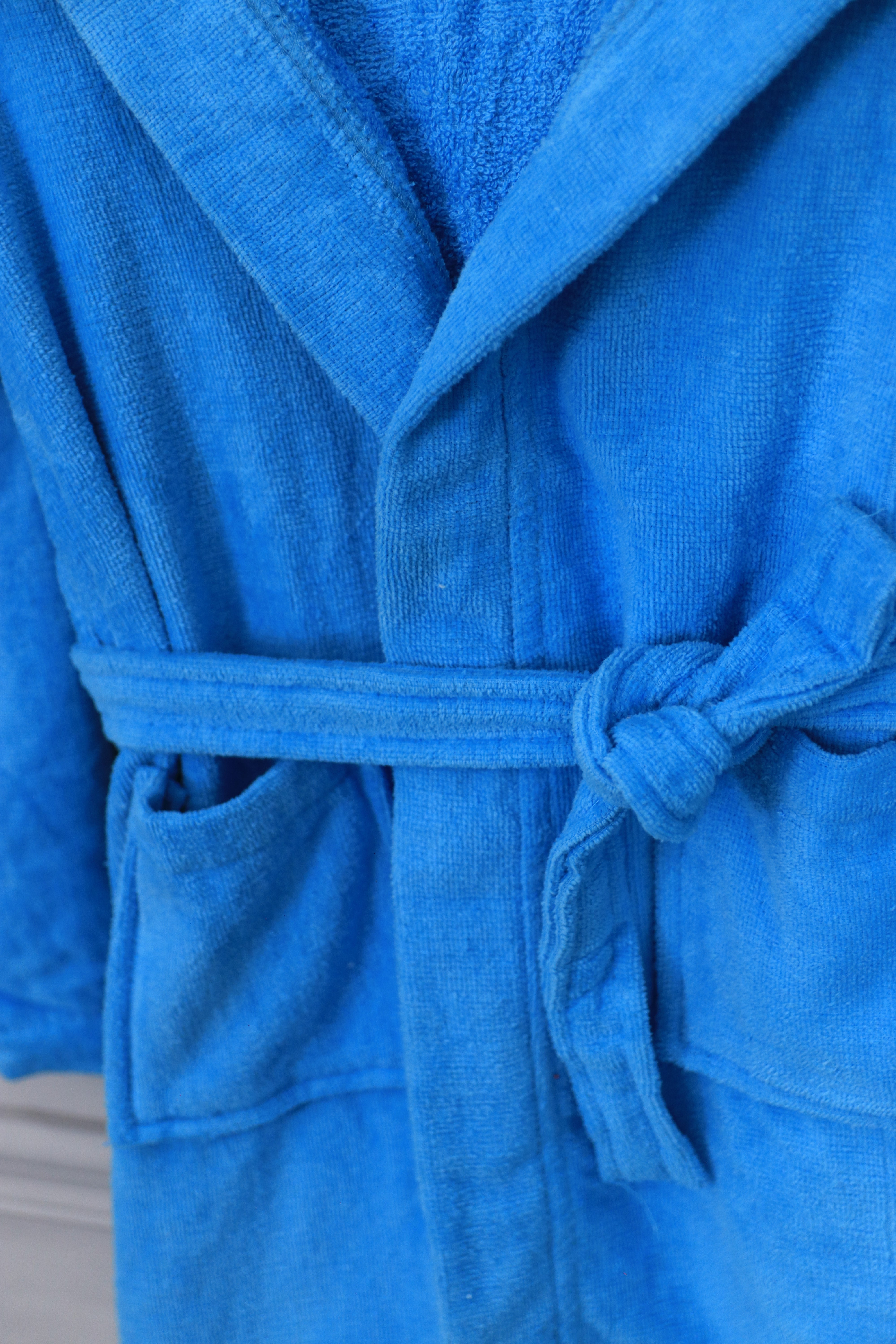 Kids Cotton Velvet Bathrobes (Available in different colors)