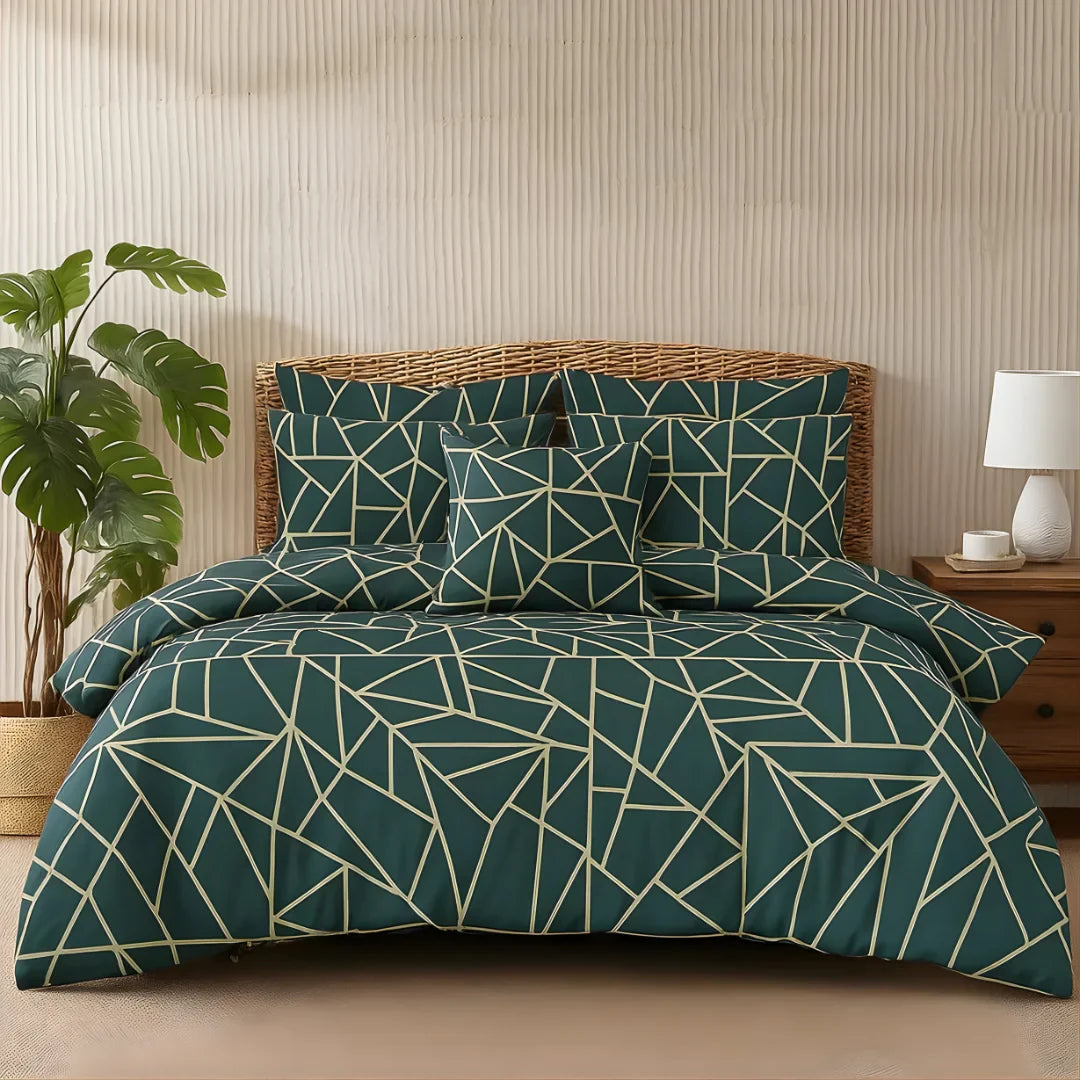 Premium King Size 7-Piece Comforter Set | Complete Bedding Collection