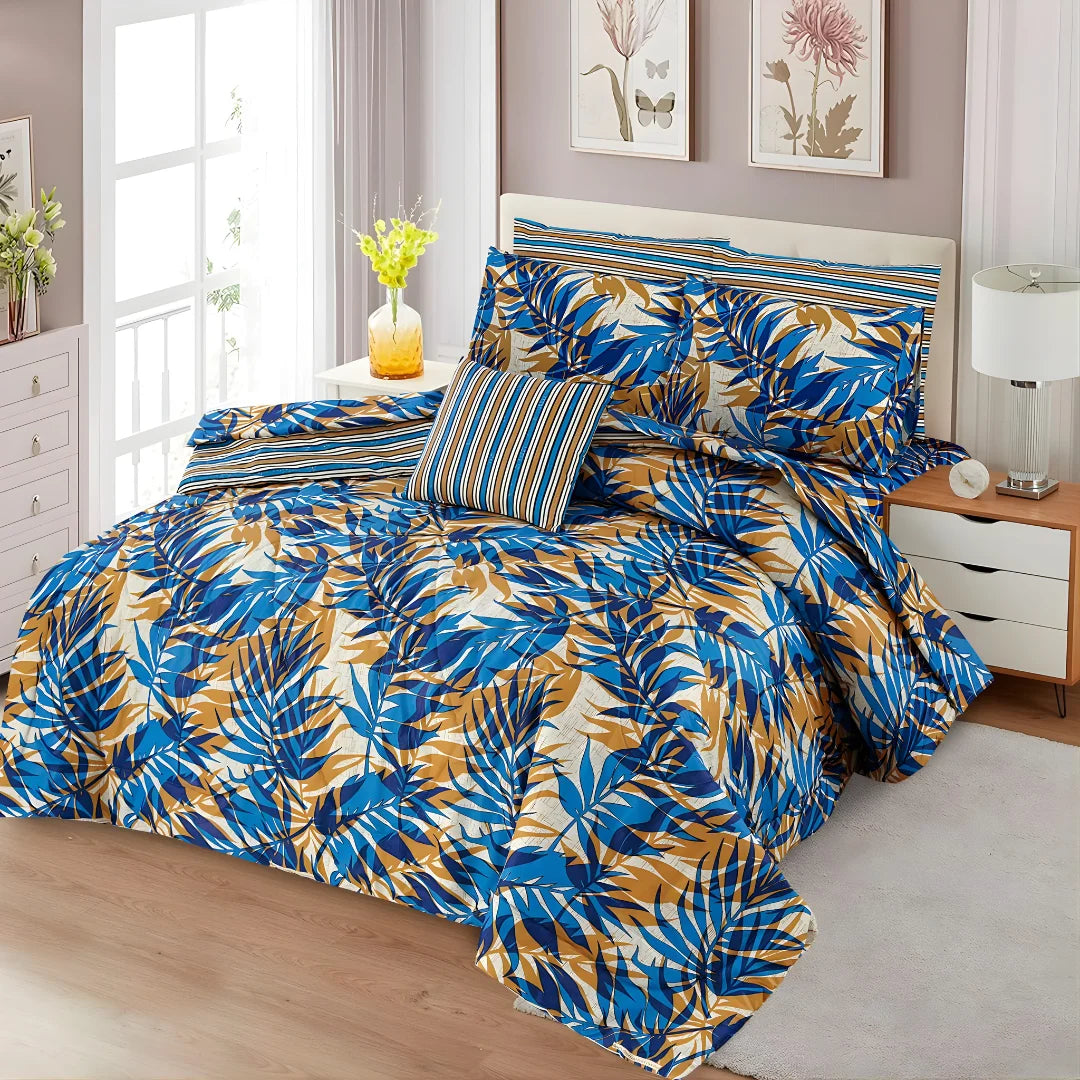 Premium King Size 7-Piece Comforter Set | Complete Bedding Collection