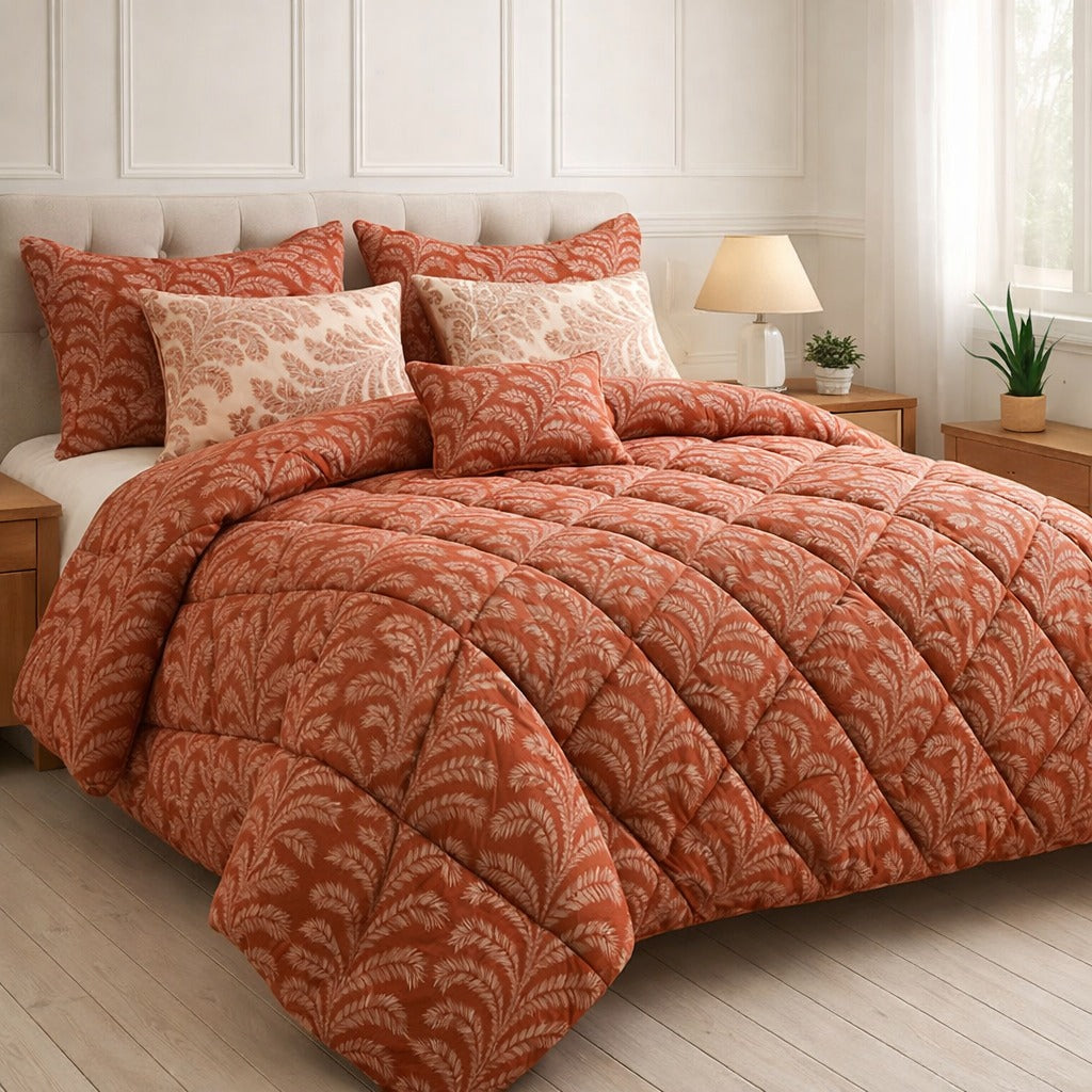 Premium King Size 7-Piece Comforter Set | Complete Bedding Collection