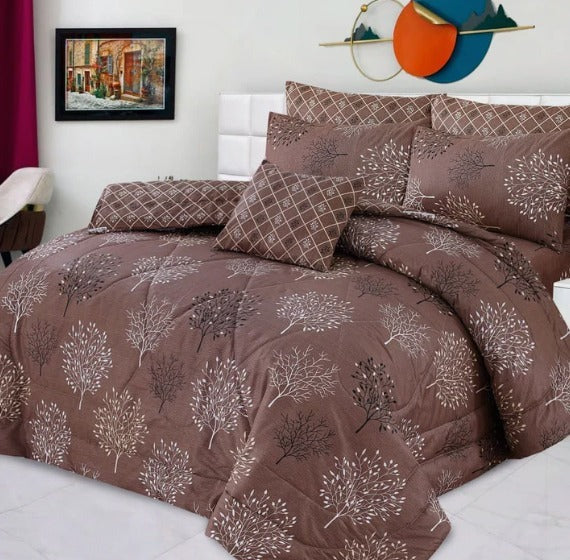 Premium King Size 7-Piece Comforter Set | Complete Bedding Collection