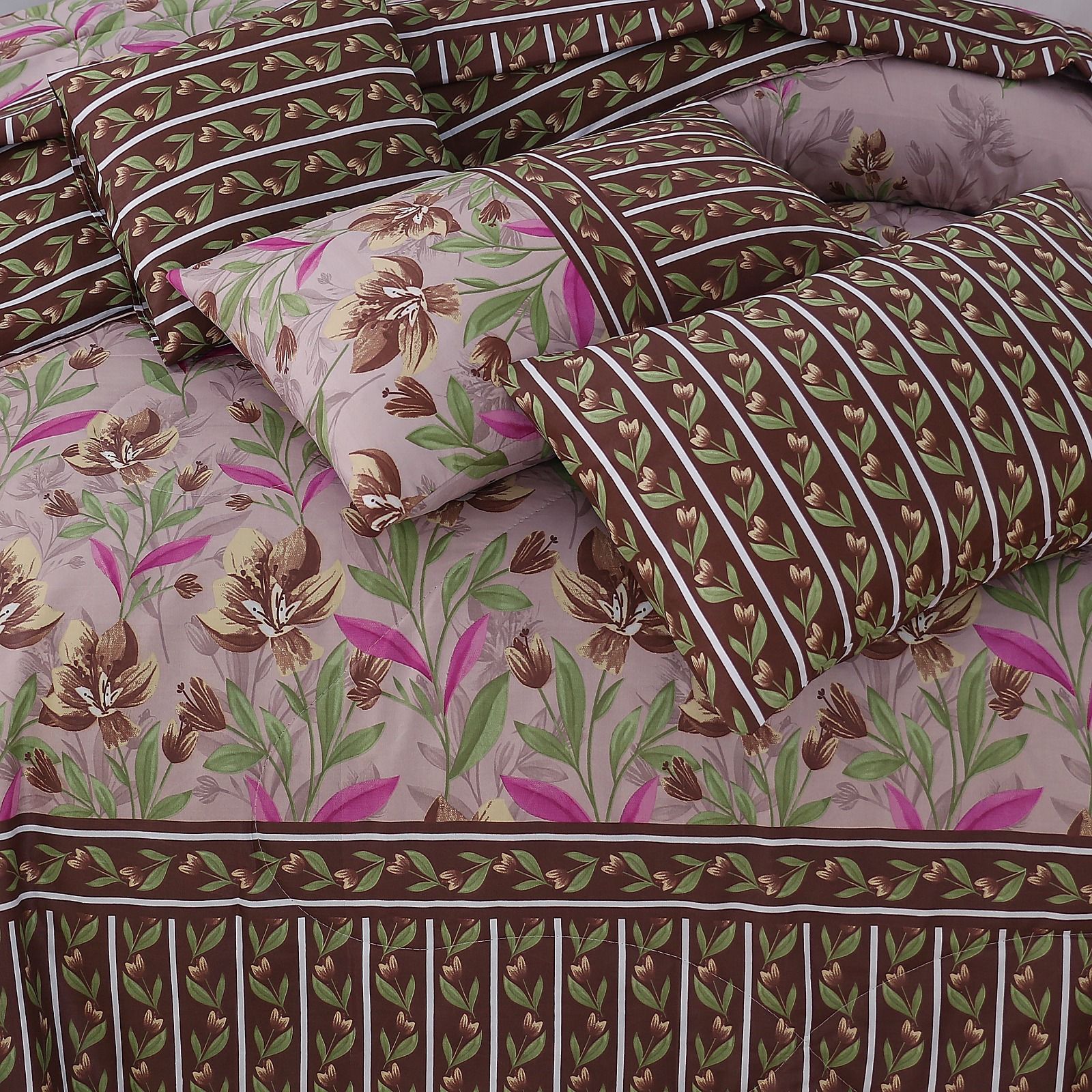 Premium King Size 7-Piece Comforter Set | Complete Bedding Collection