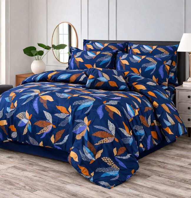 Premium King Size 7-Piece Comforter Set | Complete Bedding Collection