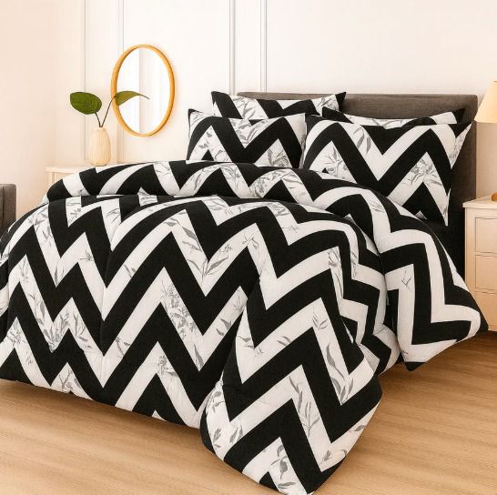 Premium King Size 7-Piece Comforter Set | Complete Bedding Collection