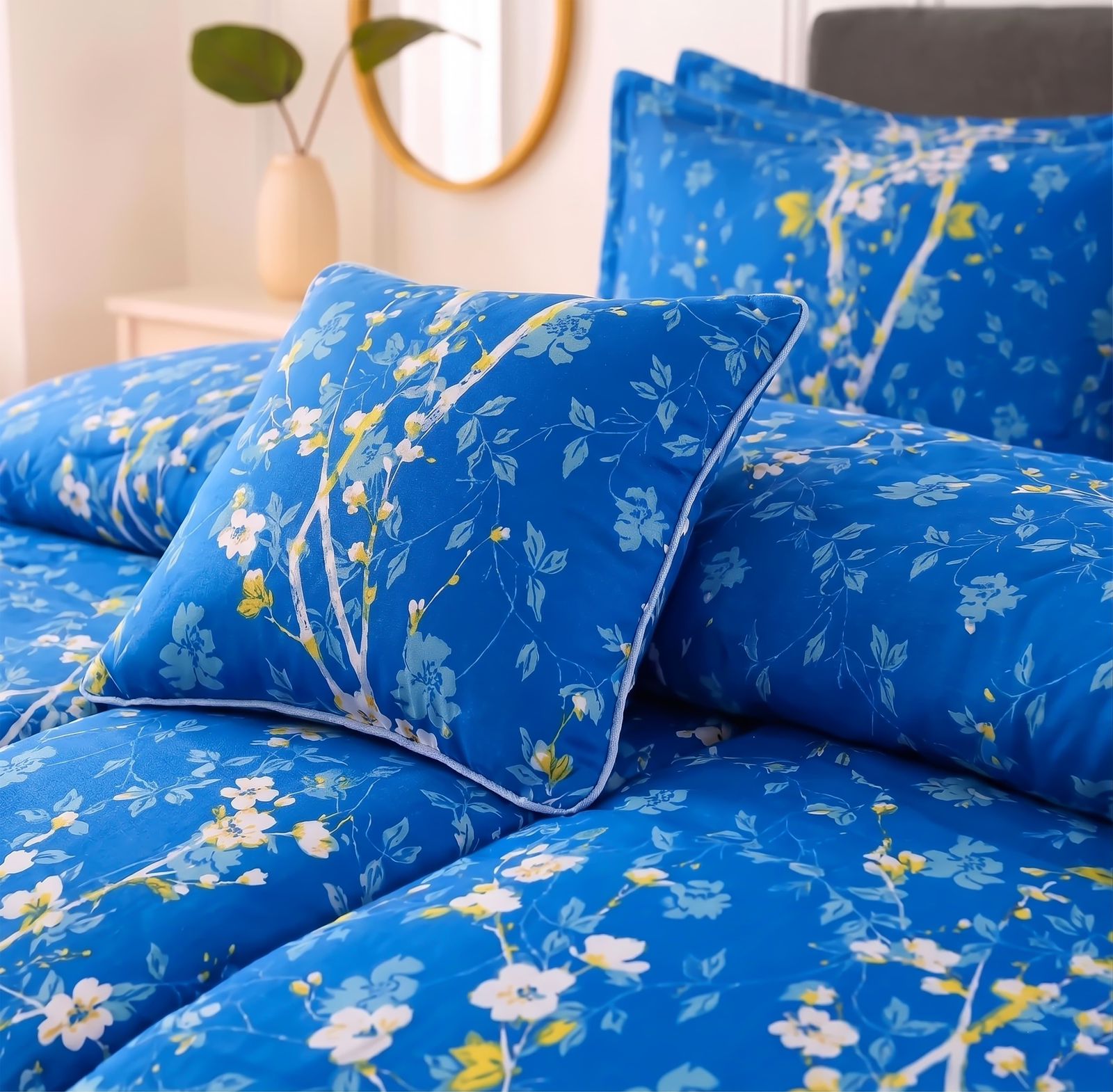 Premium King Size 7-Piece Comforter Set | Complete Bedding Collection