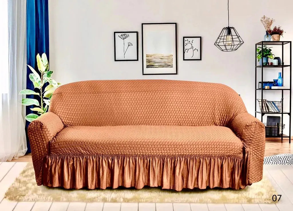 Frill Butterfly Sofa Cover (Copper)
